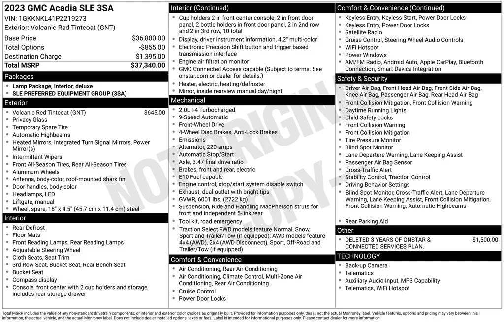 Certified Used 2023 Red GMC SLE image 5