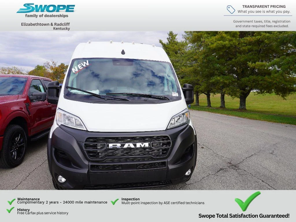 New 2025 Bright White Clearcoat RAM Tradesman image 6