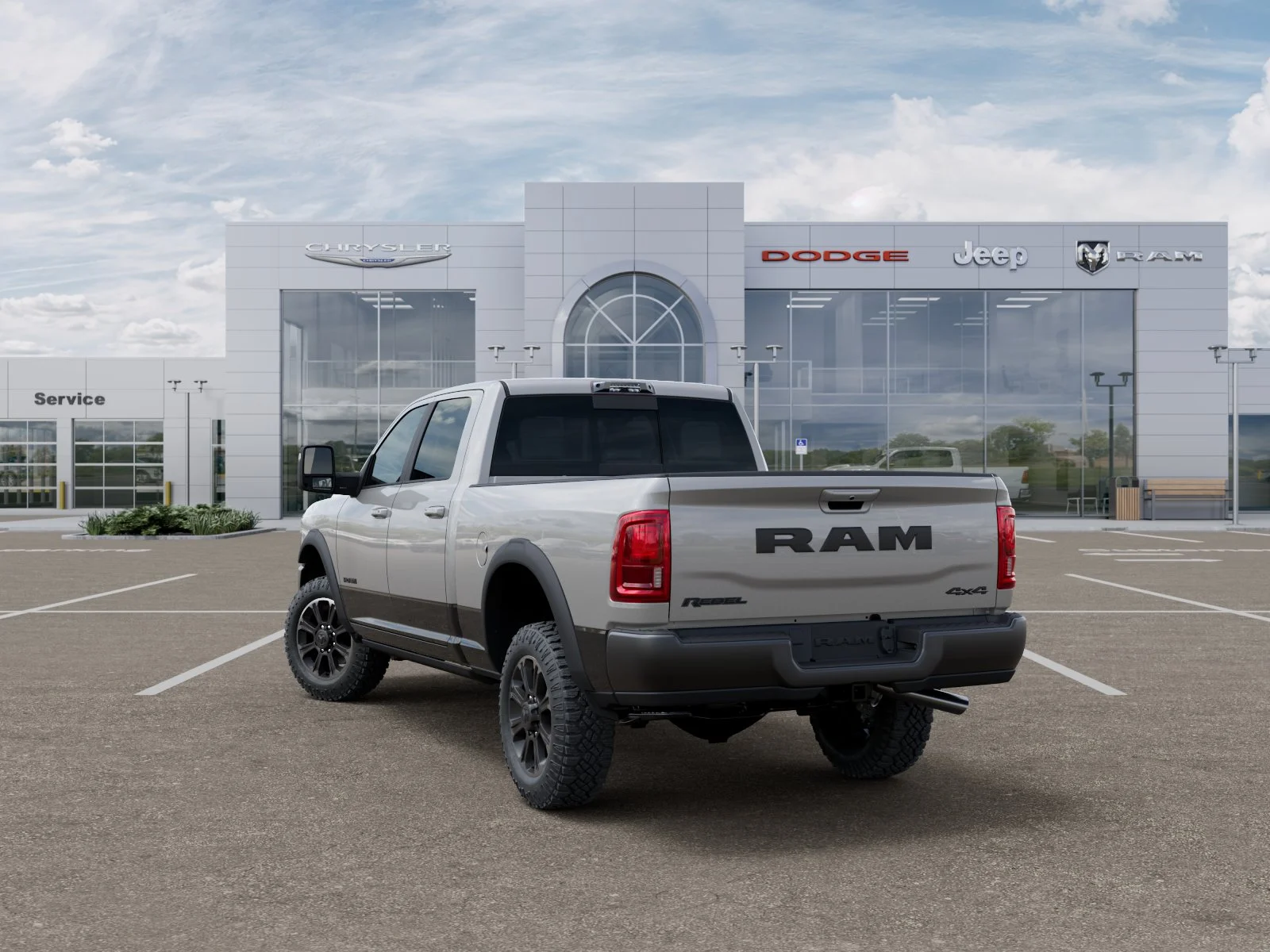New 2026 Silver-Zynith Exterior Paint RAM Rebel image 47
