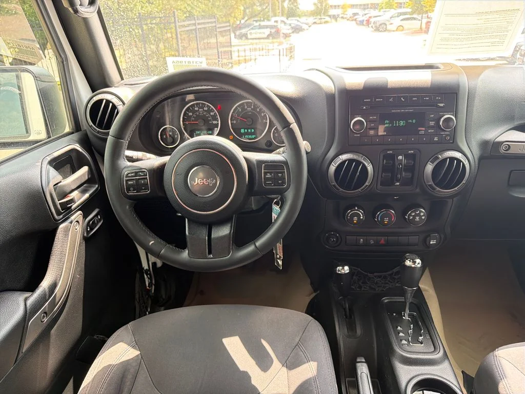 Used 2017 White Jeep Unlimited Sport image 29