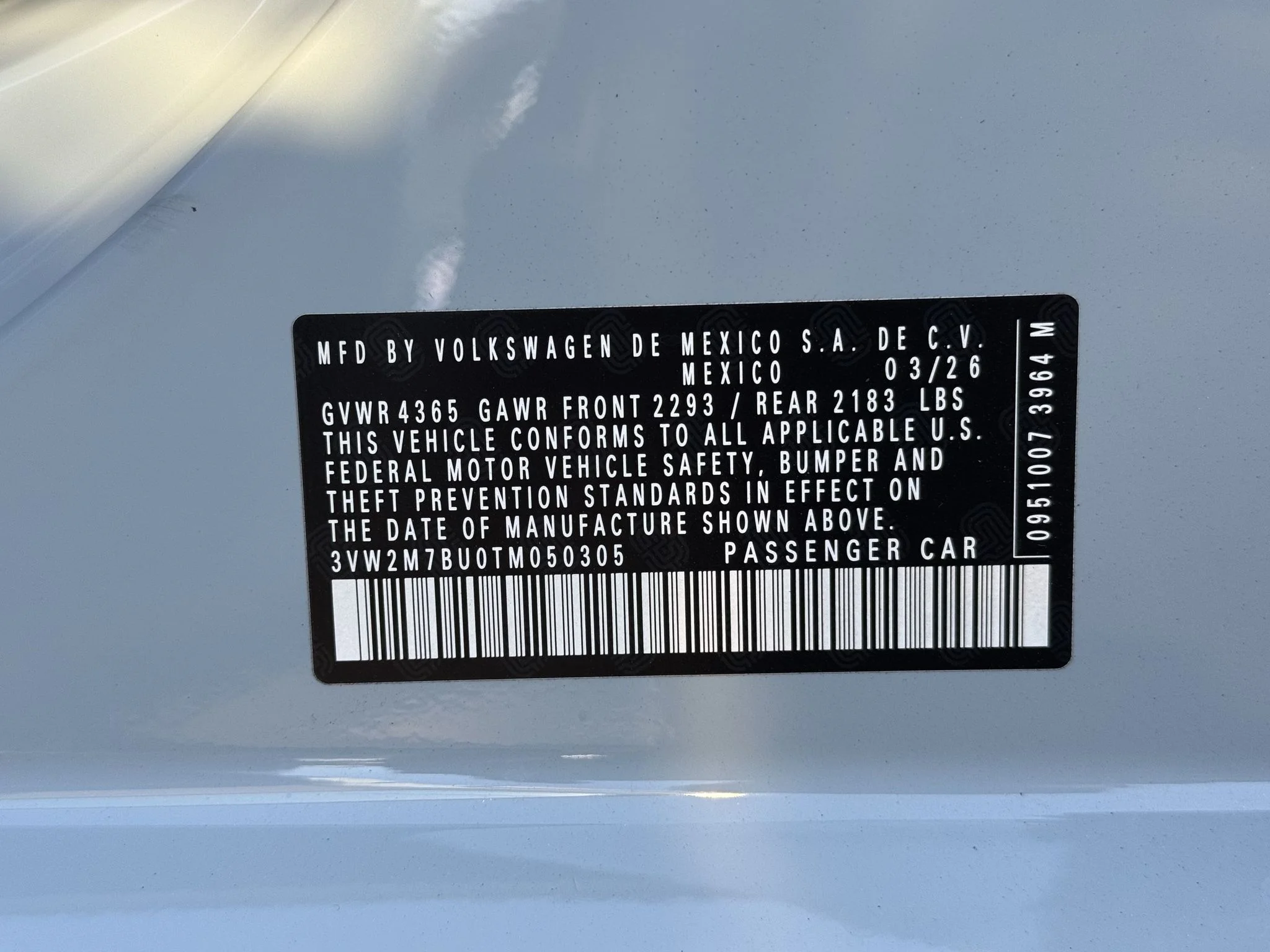 New 2026 Monument Gray w/Deep Black Roof Volkswagen Autobahn image 35