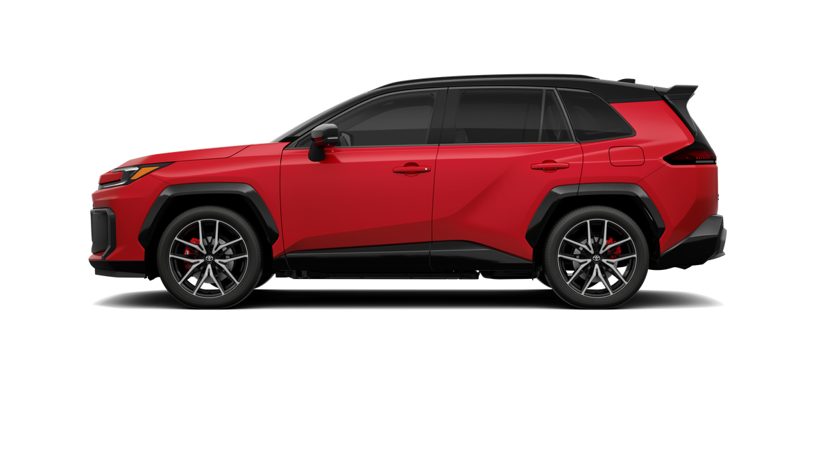 New 2026 Supersonic Red with Midnight Black Metallic roof Toyota GR SPORT image 25