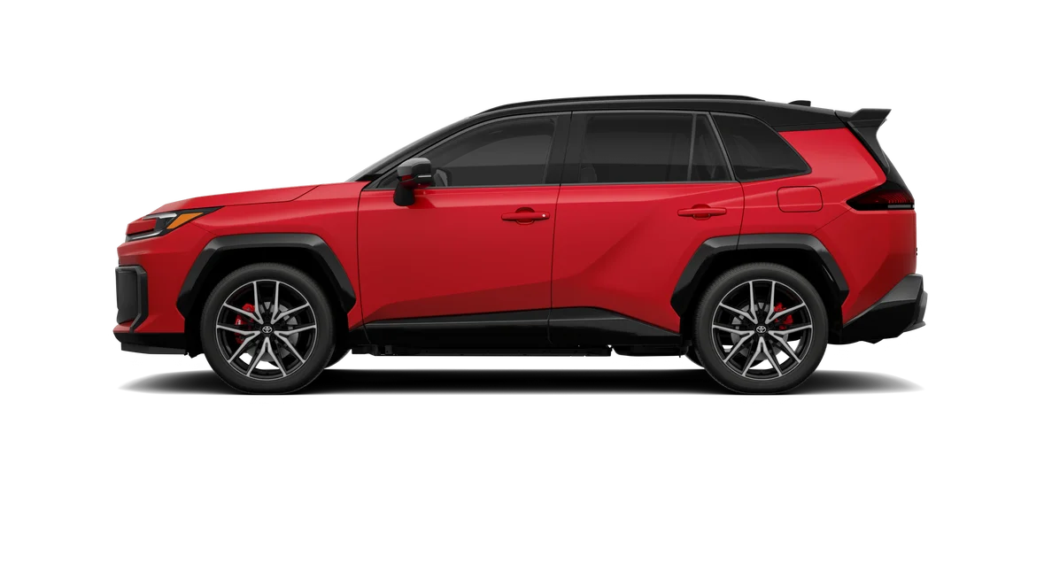 New 2026 Supersonic Red with Midnight Black Metallic roof Toyota GR SPORT image 25