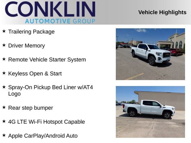 Used 2021 SUMMIT WHITE GMC AT4 image 2
