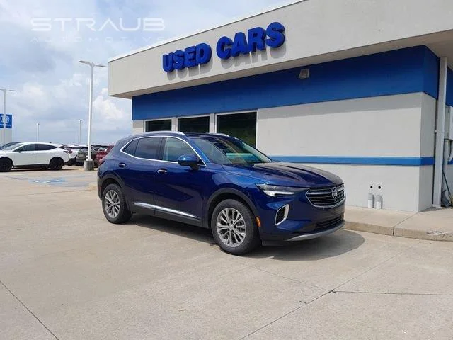 Used 2022 Sapphire Metallic Buick Preferred image 2