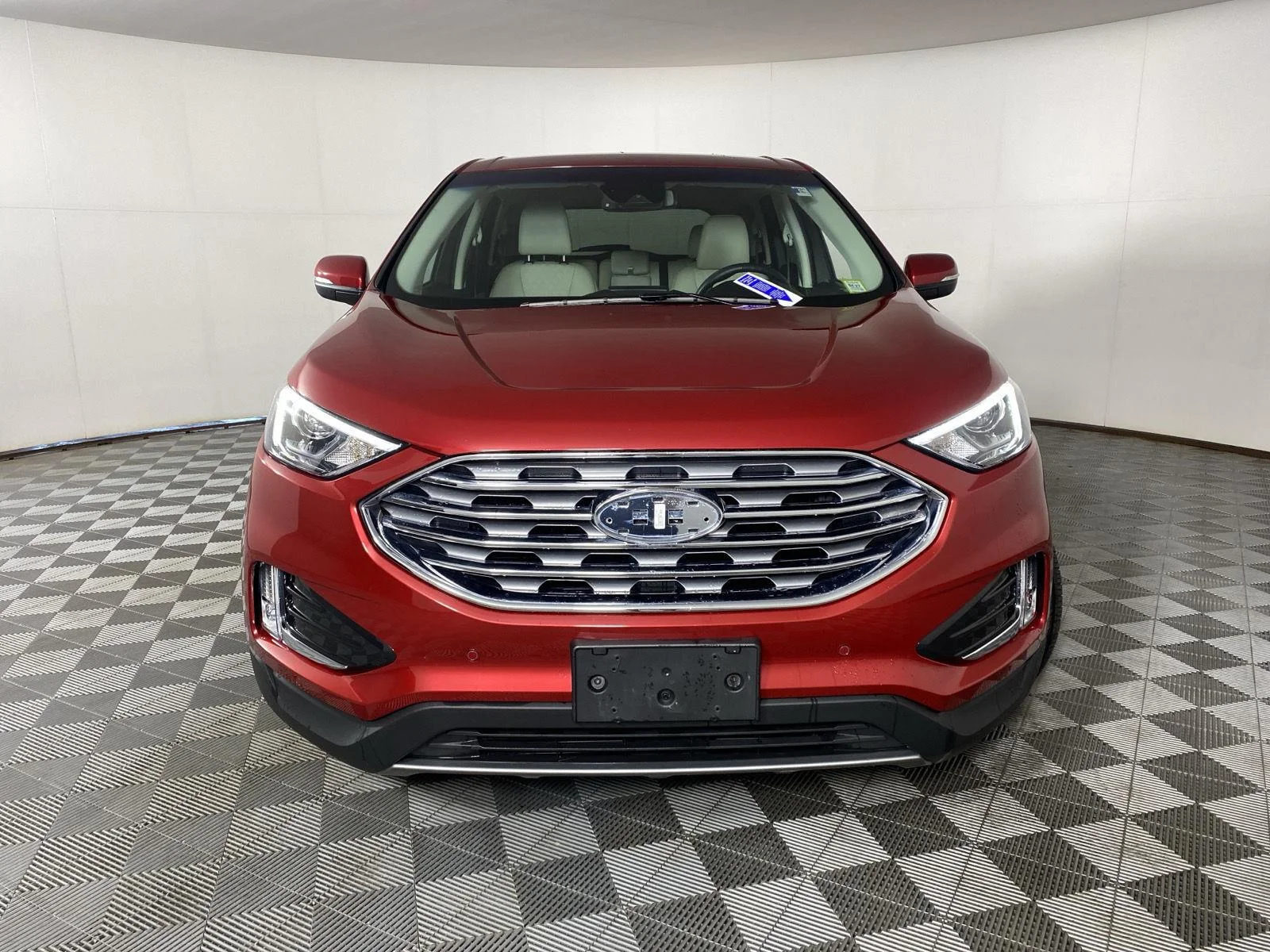 Used 2024 Rapid Red Metallic Tinted Clearcoat Ford Titanium image 2