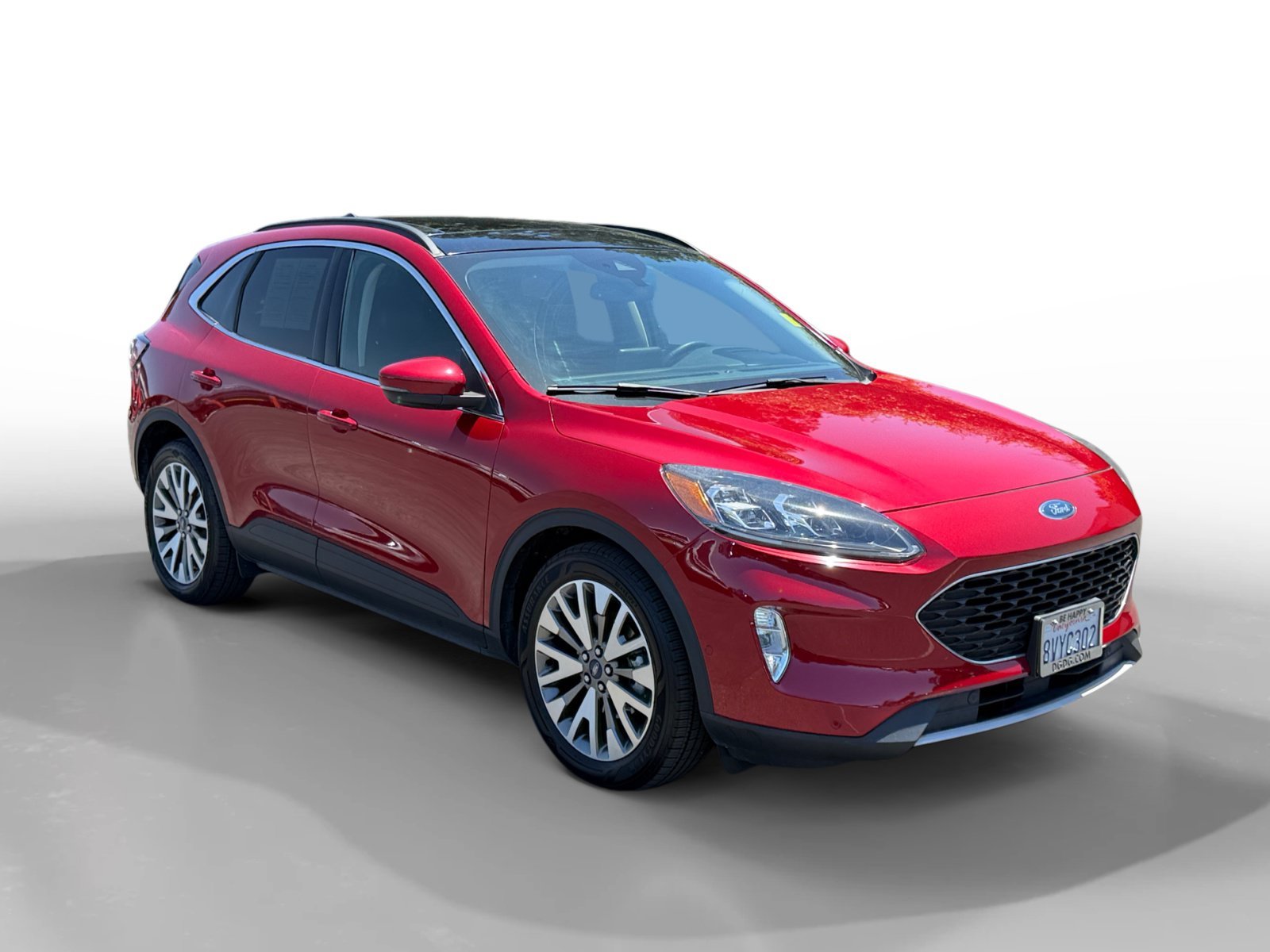Used 2020 Red Metallic Ford Titanium image 7