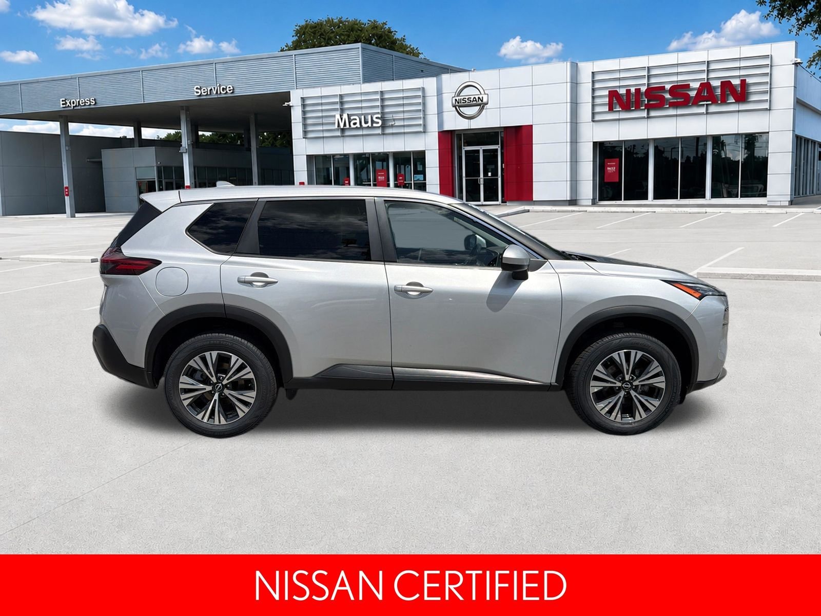 Certified Used 2023 Silver Nissan SV image 2