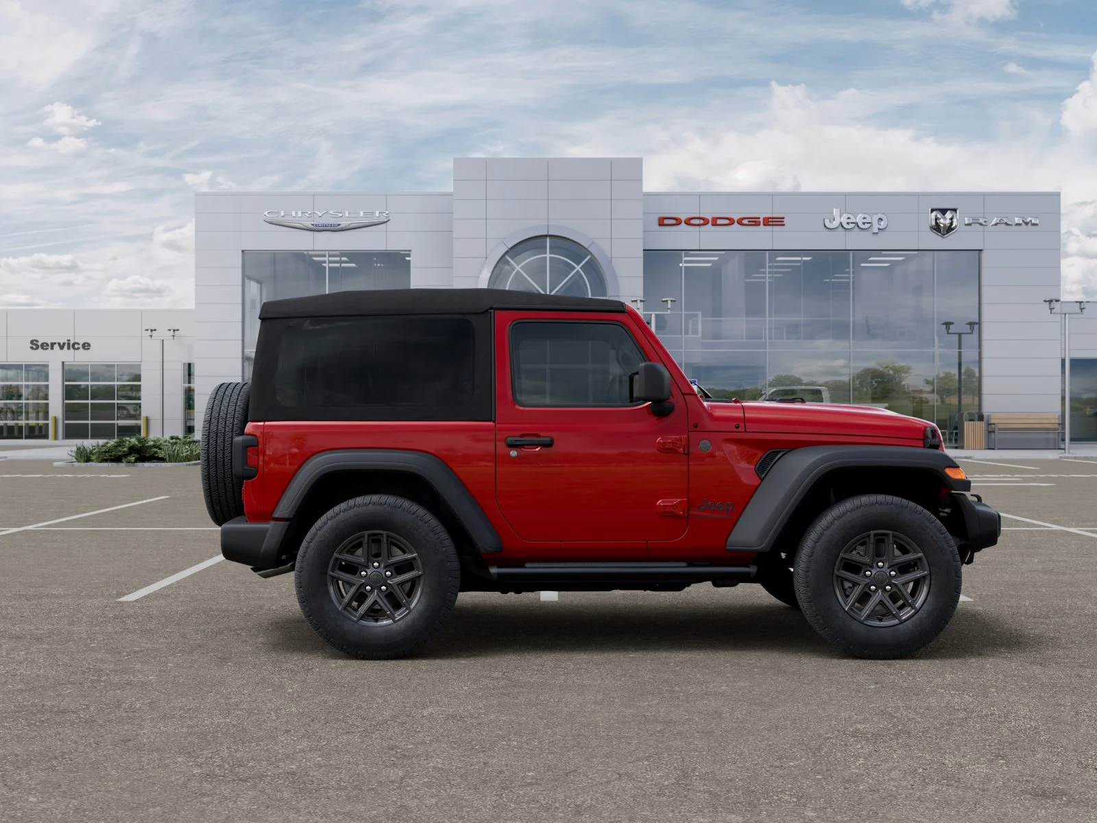 New 2026 Firecracker Red Clear-Coat Exterior Paint Jeep Sport image 60