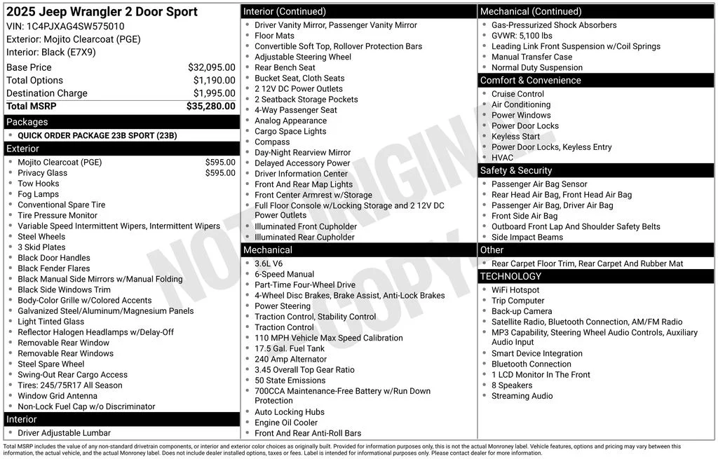 Certified Used 2025 Green Jeep Sport image 39