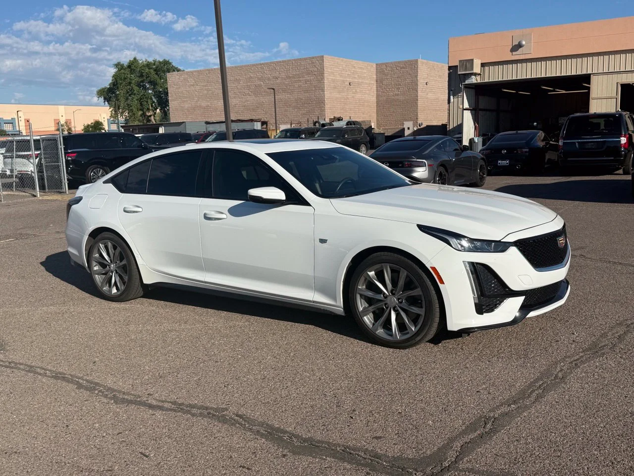 Used 2020 Summit White Cadillac Sport image 2