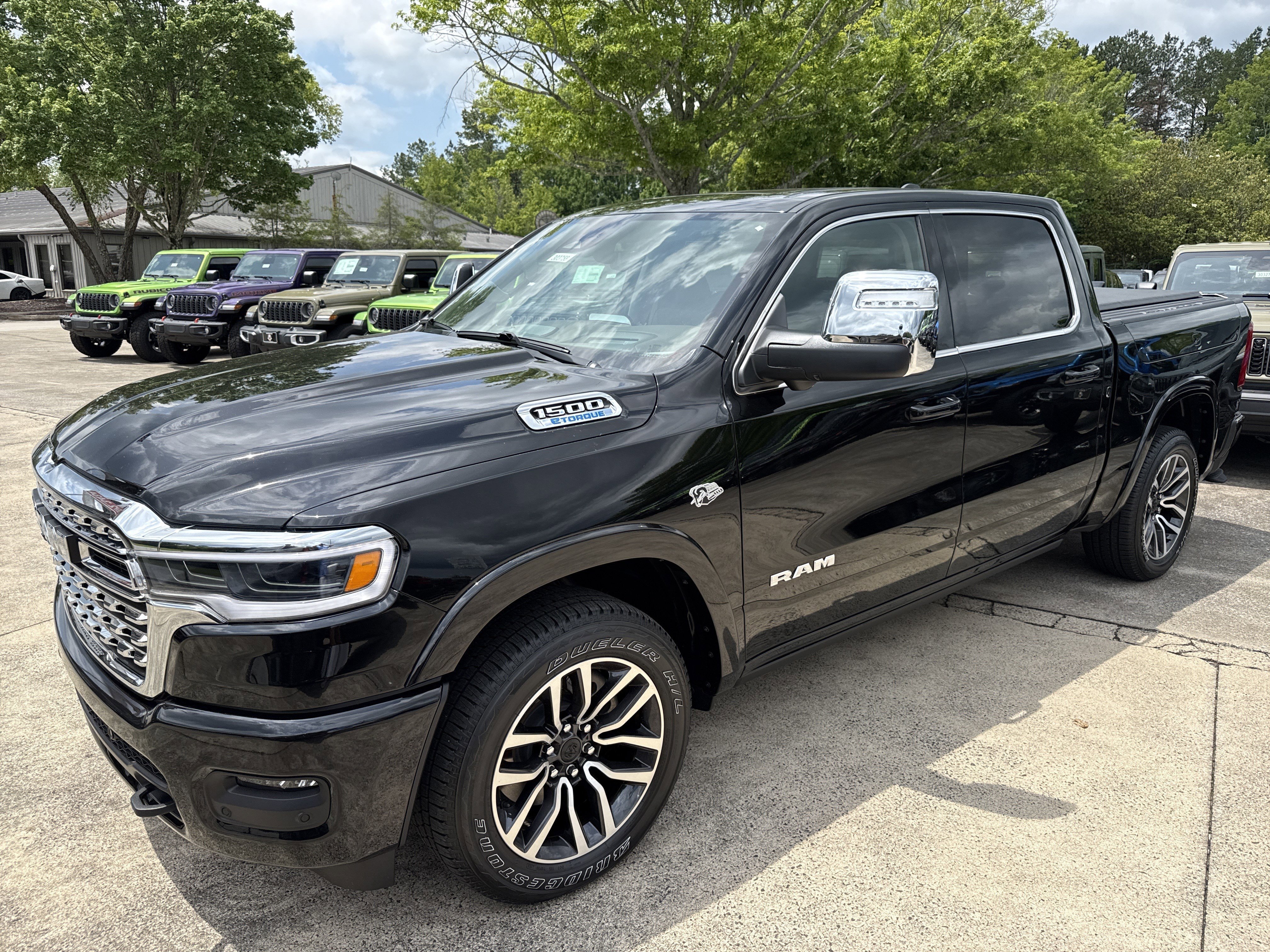 New 2026 Diamond Black Crystal Pearlcoat RAM Longhorn image 3