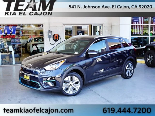 Certified Used 2022 Blue Kia S image 1
