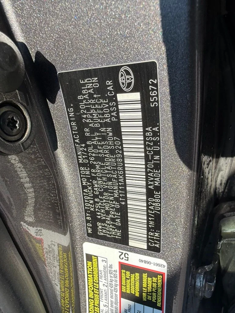 Used 2024 Gray Toyota SE image 23