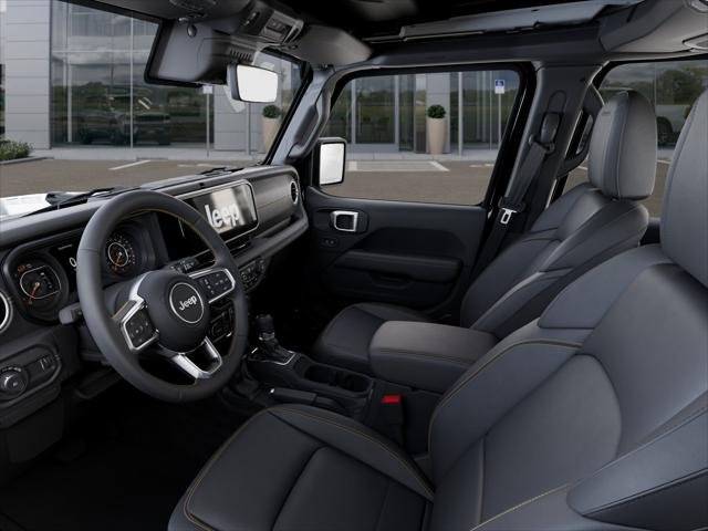 New 2026 Black Clear-Coat Exterior Paint Jeep 4-Door Sahara 4x4 image 48