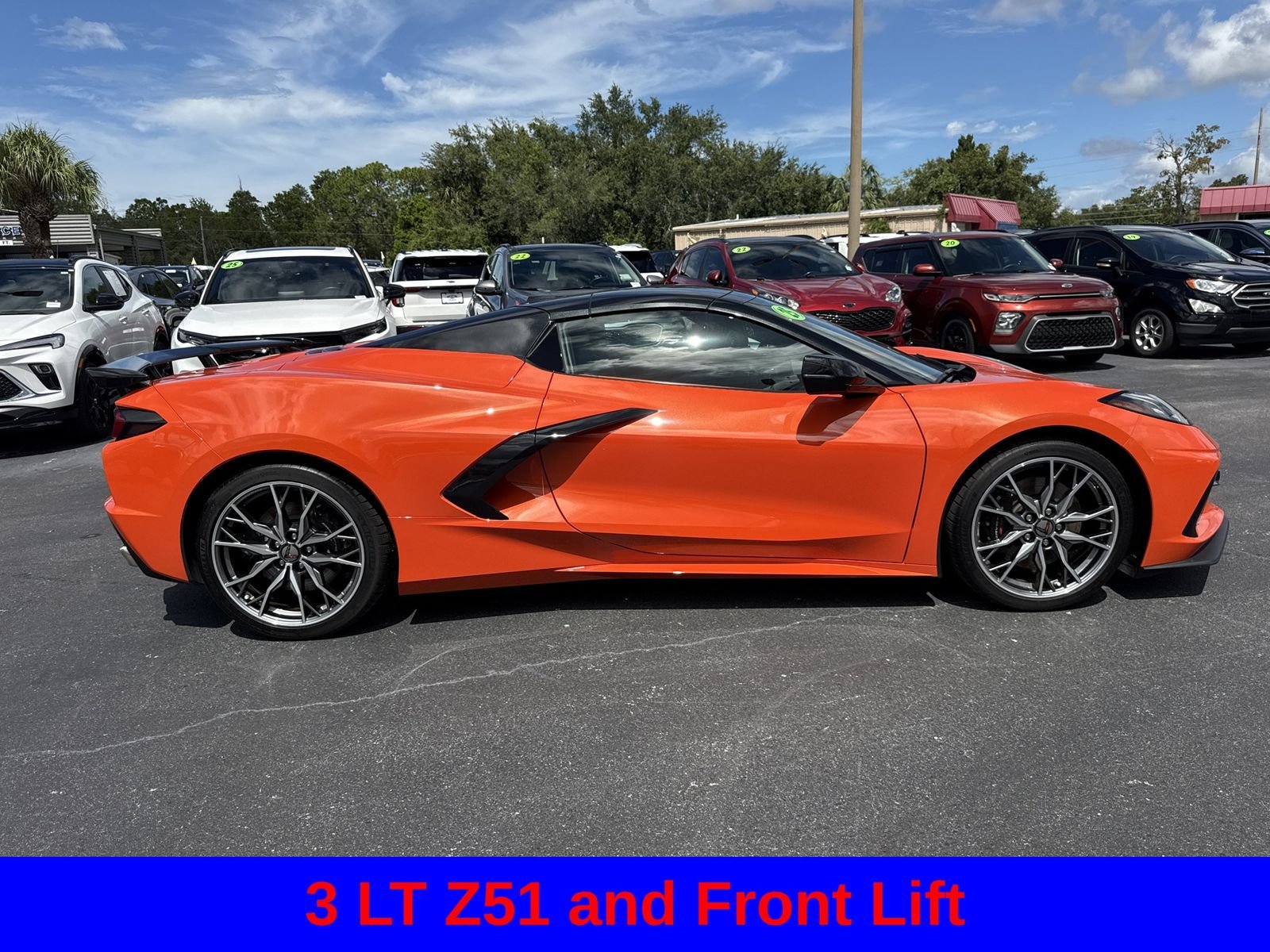 Used 2025 Sebring Orange Tintcoat Chevrolet Stingray image 3