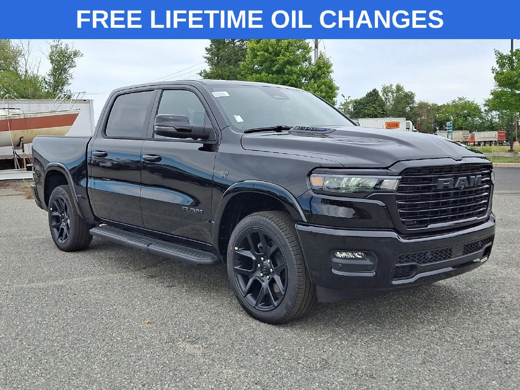 New 2027 Diamond Black Crystal Pearl-Coat Exterior Paint RAM Laramie image 1