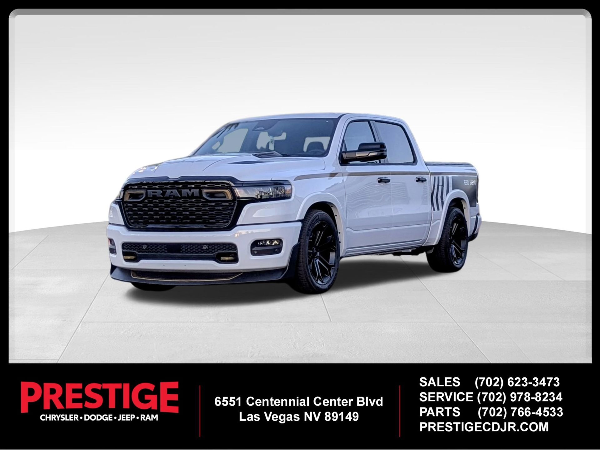 New 2026 Bright White Clear-Coat Exterior Paint RAM DC650 SUPERCHARGED image 1