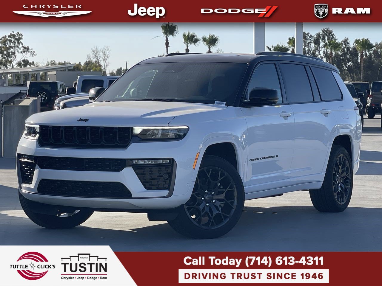 New 2026 Bright White Clear-Coat Exterior Paint Jeep Summit image 1