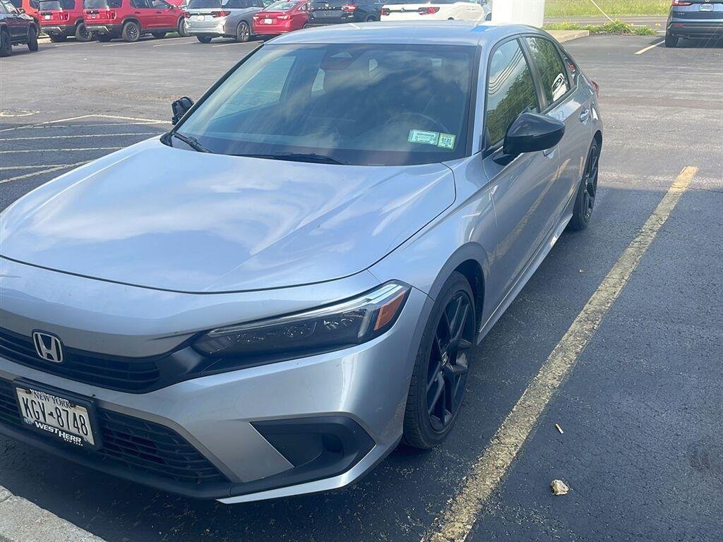 Used 2024 Lunar Silver Metallic Honda Sport image 6