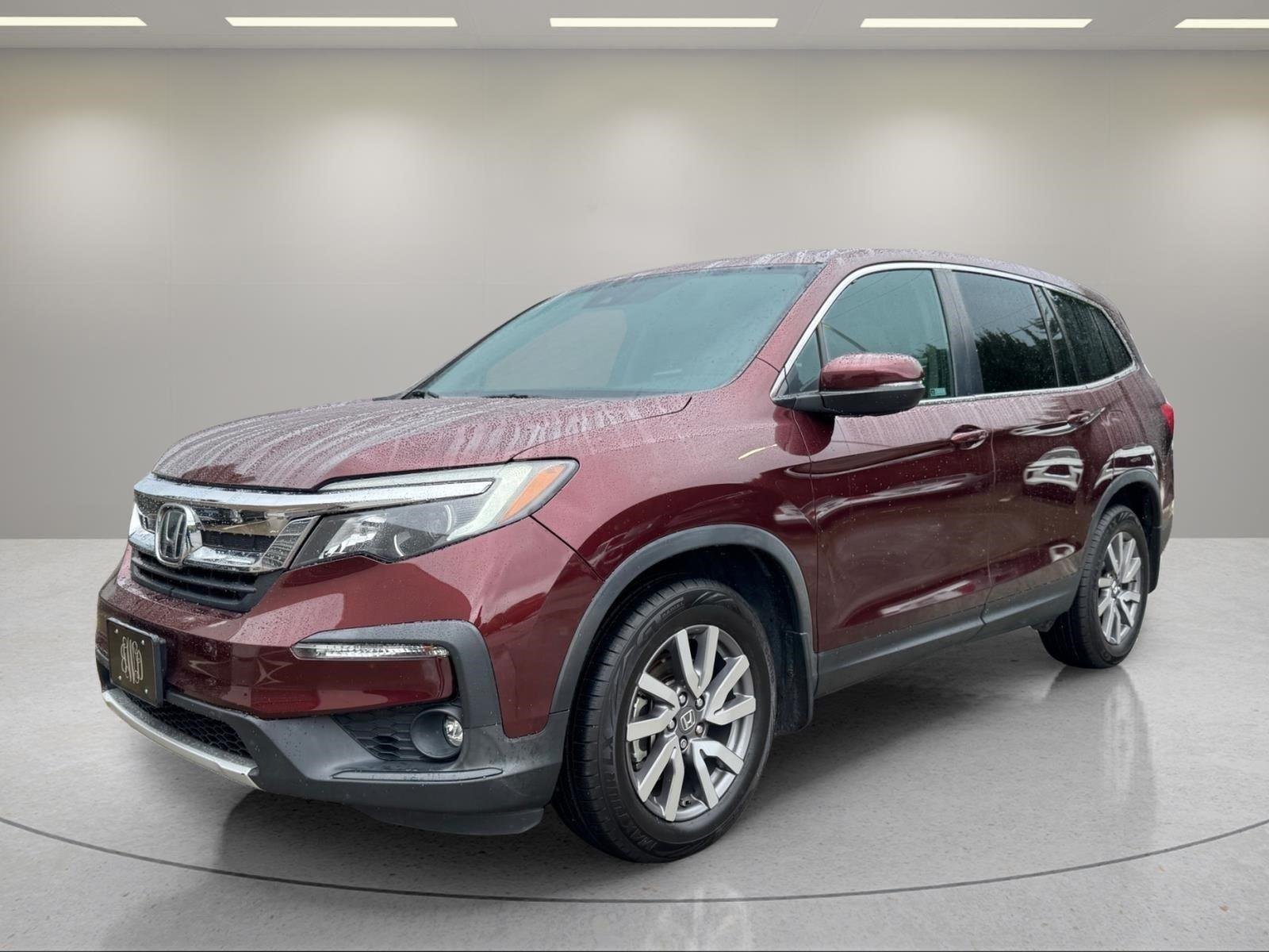 Used 2019 Deep Scarlet Pearl Honda EX-L image 1