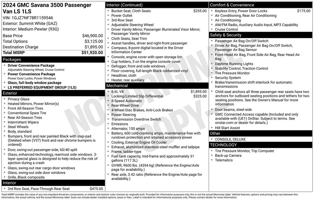 Used 2024 White GMC LS image 6