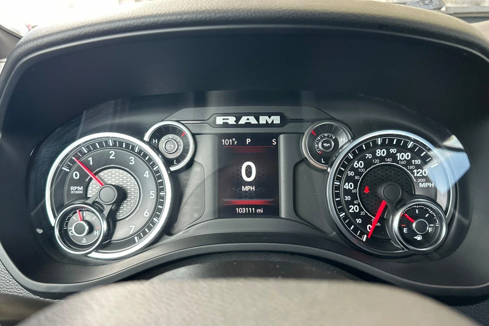 Used 2021 Bright White Clearcoat Ram Big Horn image 23