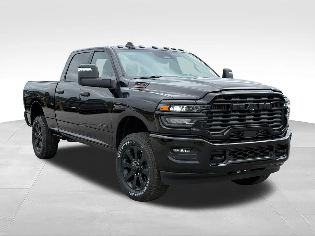 New 2026 Diamond Black Crystal Pearl-Coat Exterior Paint RAM Big Horn image 8