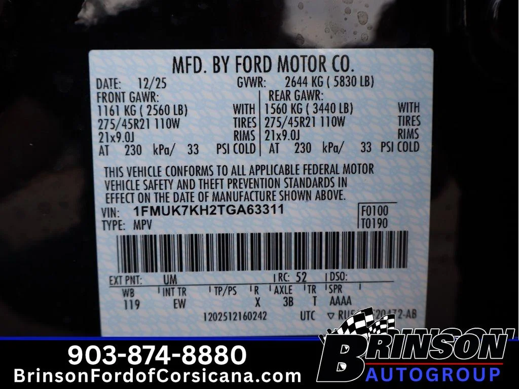New 2026 Agate Black Metallic Ford ST-Line image 20