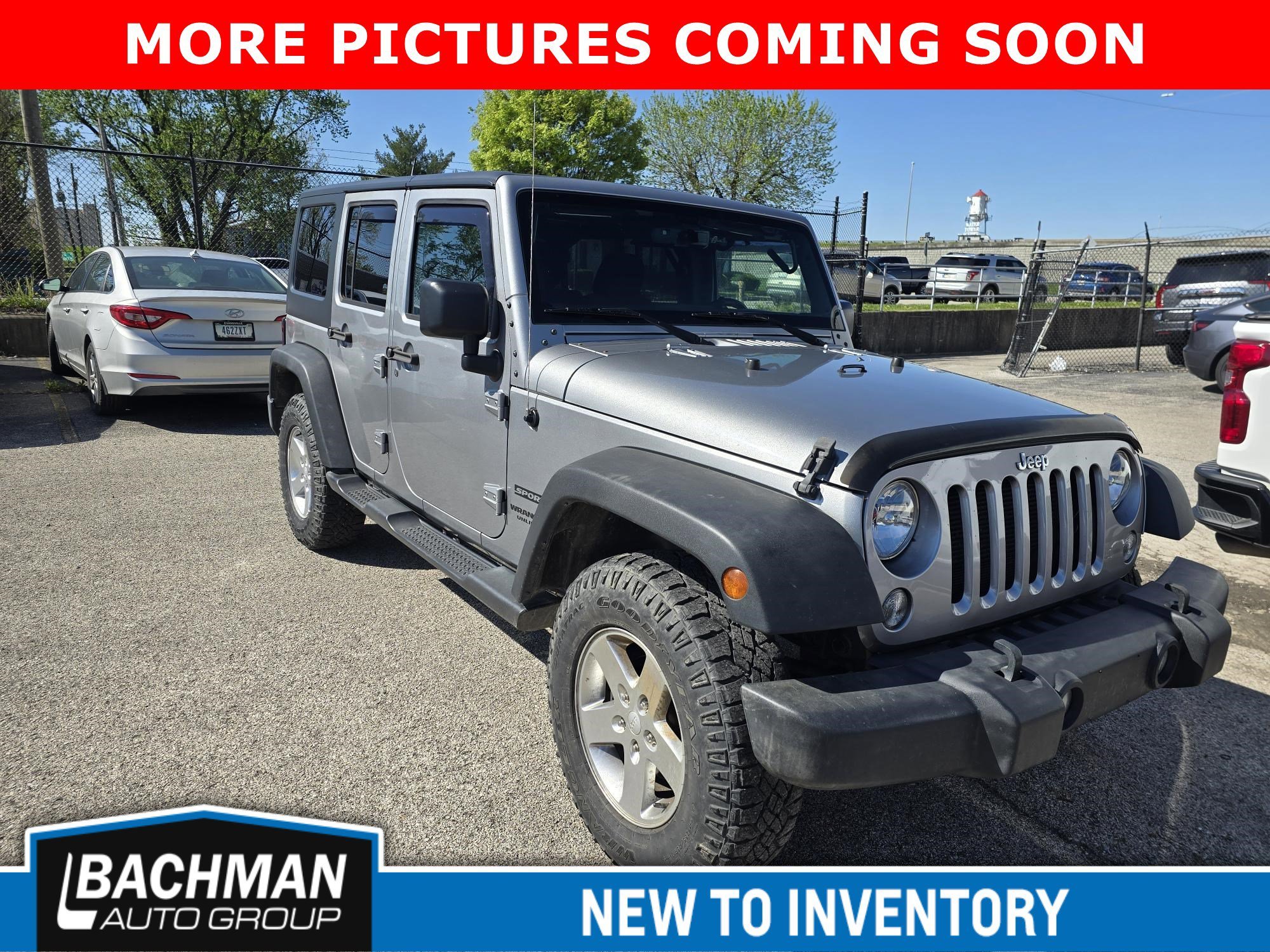 Used 2016 Jeep Wrangler Unlimited Sport S with VIN 1C4BJWDG8GL241815 for sale in Jeffersonville, IN