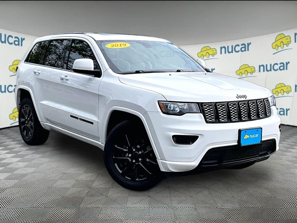 Used 2019 Bright White Clearcoat Jeep Altitude image 1