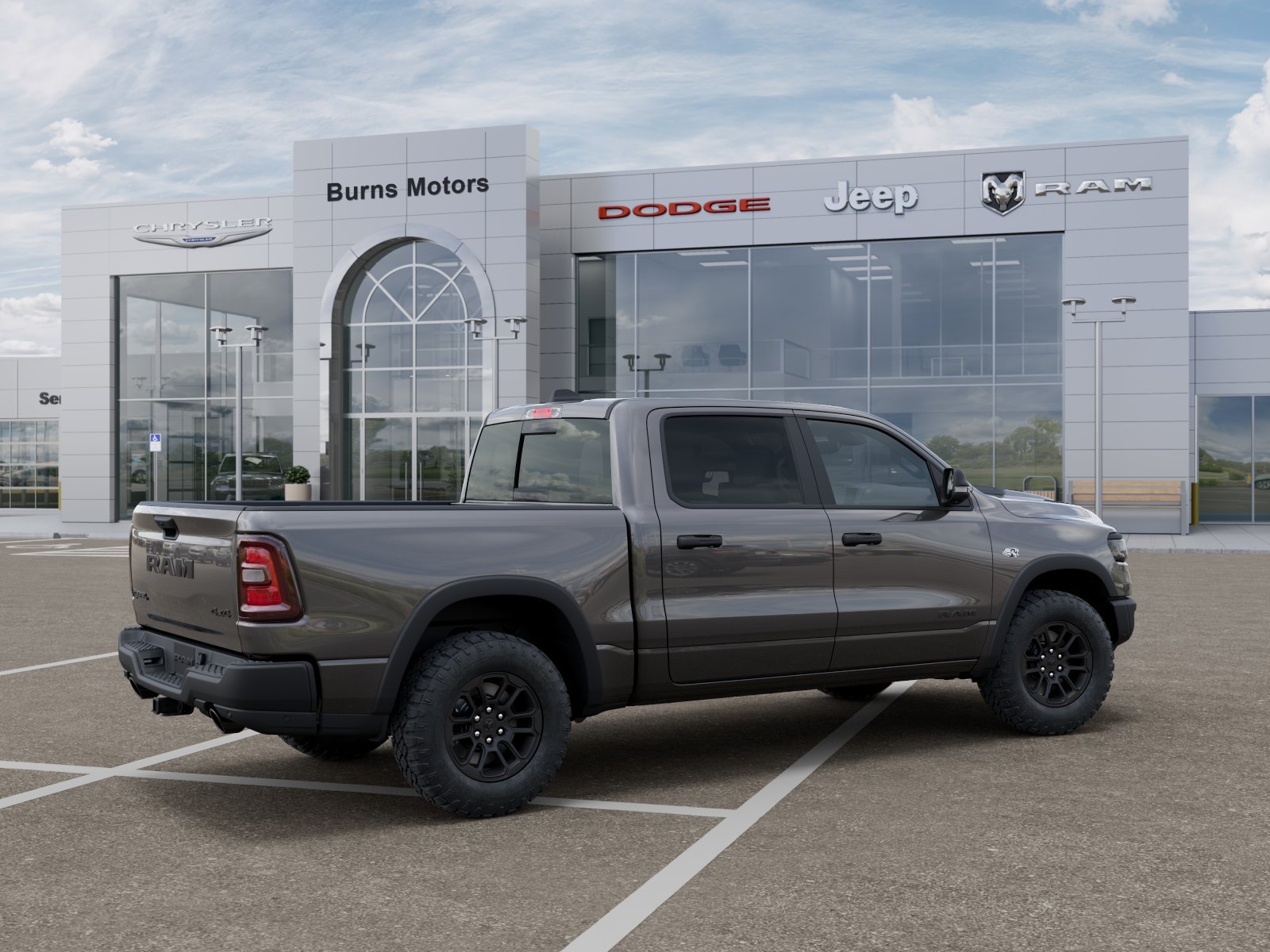 New 2026 Granite Crystal Metallic Clear-Coat Exterior Paint RAM Rebel image 30