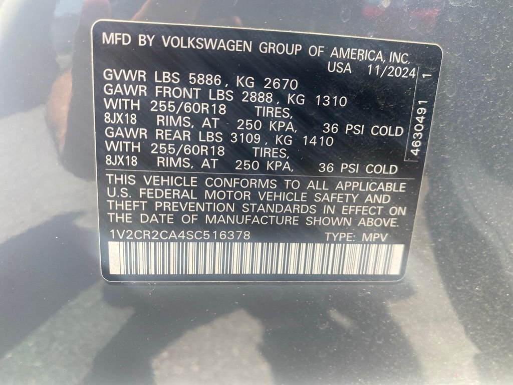 Used 2025 Pure Gray Volkswagen 2.0T Peak Edition image 11