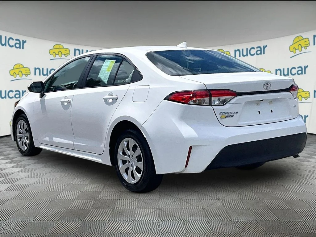Used 2025 White Toyota LE image 4