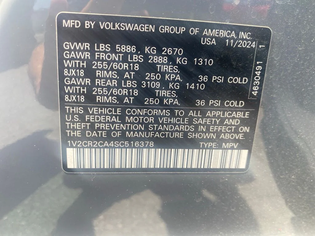 Used 2025 Pure Gray Volkswagen 2.0T Peak Edition image 11