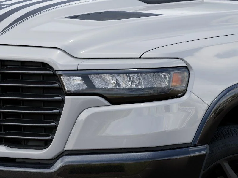 New 2026 Bright White Clear-Coat Exterior Paint RAM Laramie image 10