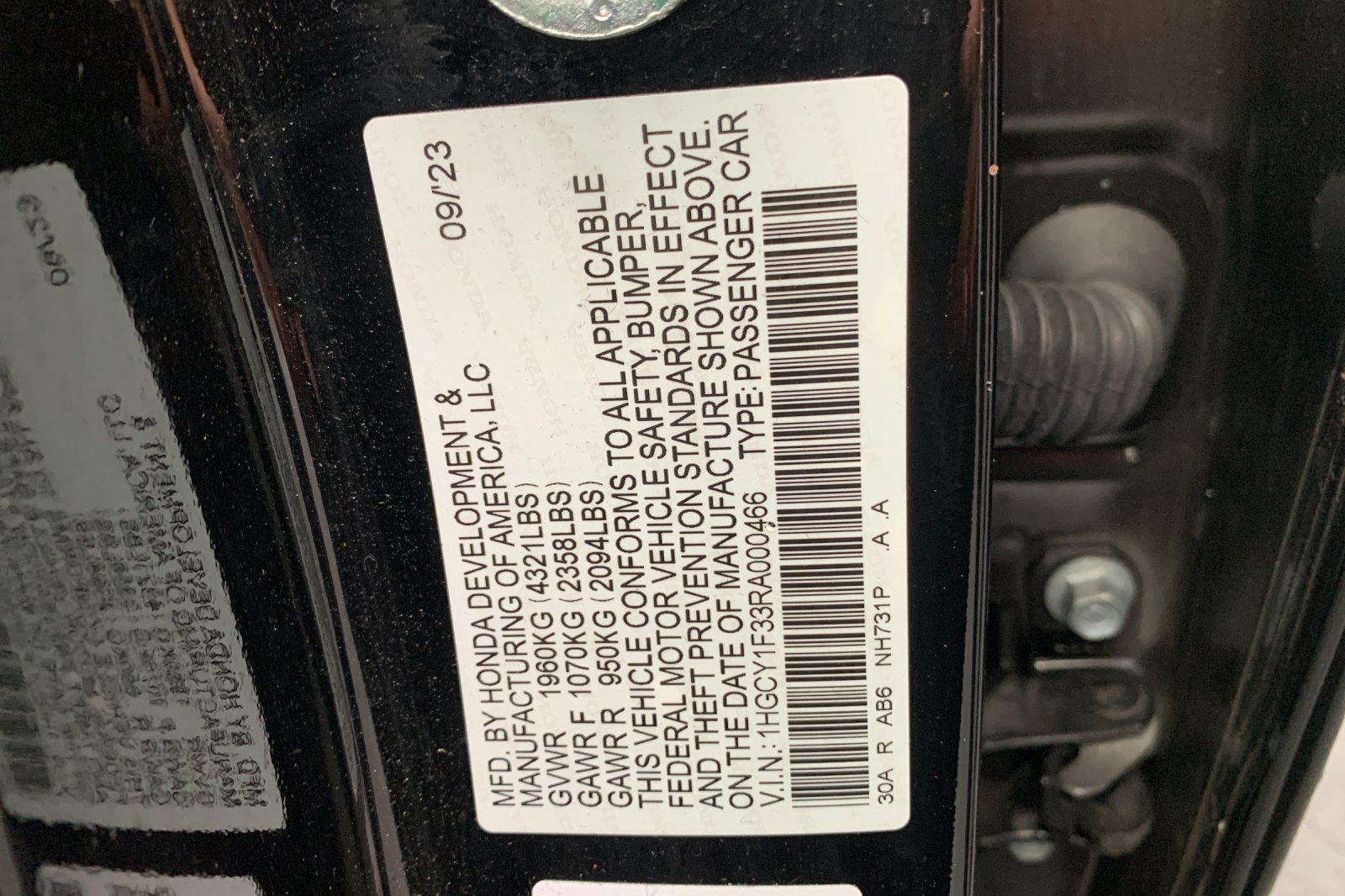 Certified Used 2024 Black Honda EX image 9
