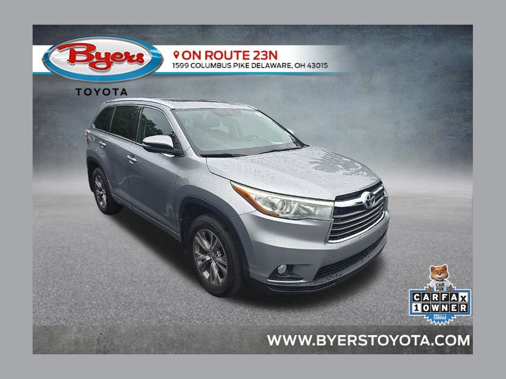 Used 2015 Silver Sky Metallic Toyota XLE V6 image 1
