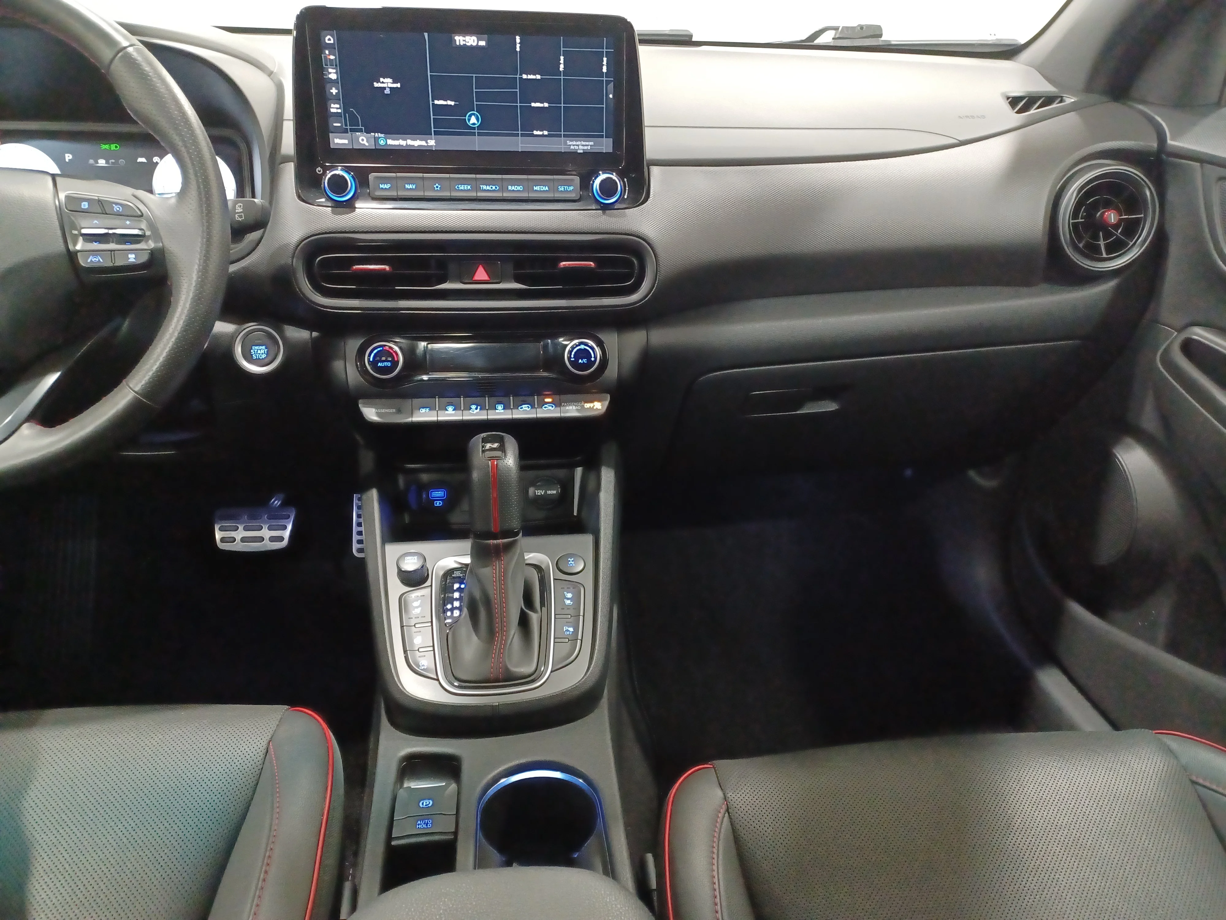 Certified Used 2023 Cyber Grey Hyundai N-Line Ultimate AWD*Adapt Cruise | Remote Start | Nav | HUD | Cooled Leather | Sunroof | Htd Wheel image 16