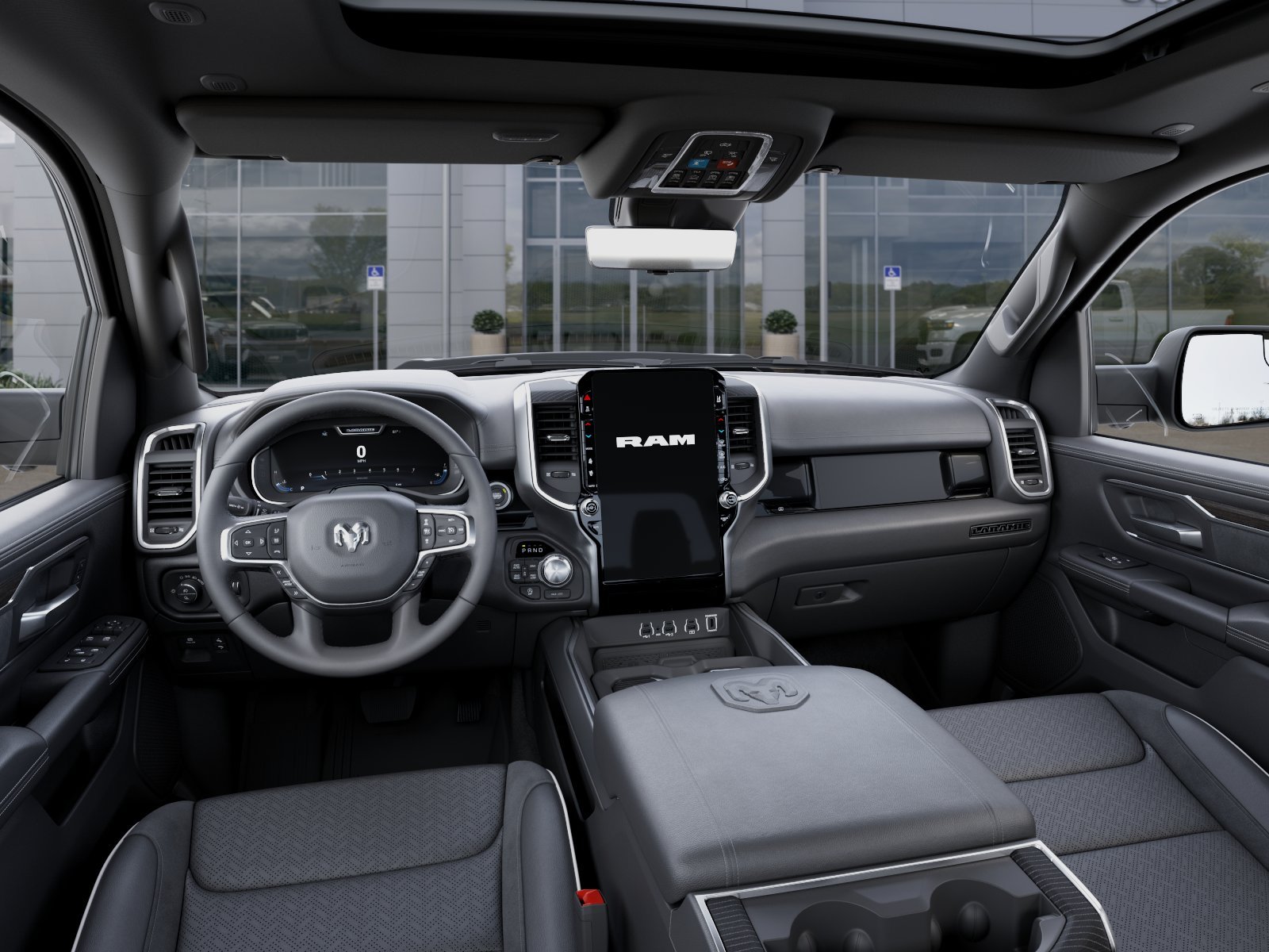 New 2026 Bright White Clear-Coat Exterior Paint RAM Laramie image 21