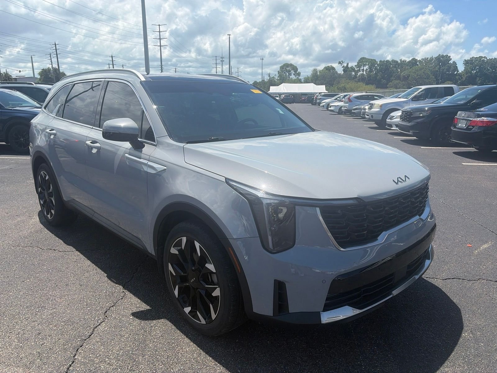 Used 2024 Gray Kia EX image 1