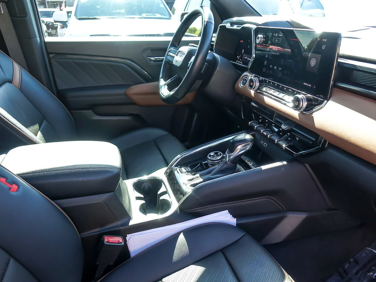Used 2024 Volcanic Red Tintcoat GMC 4WD AT4 image 29