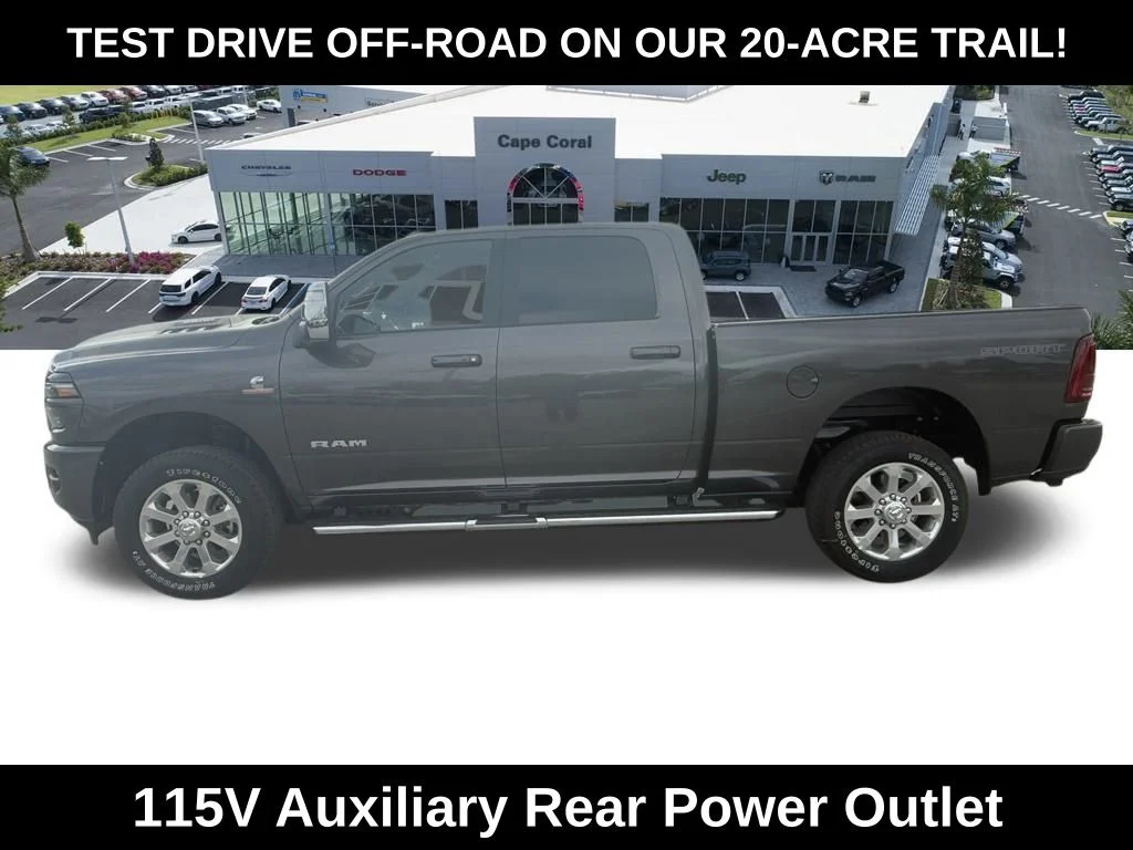 New 2026 Granite Crystal Metallic Clear-Coat Exterior Paint RAM Laramie image 9