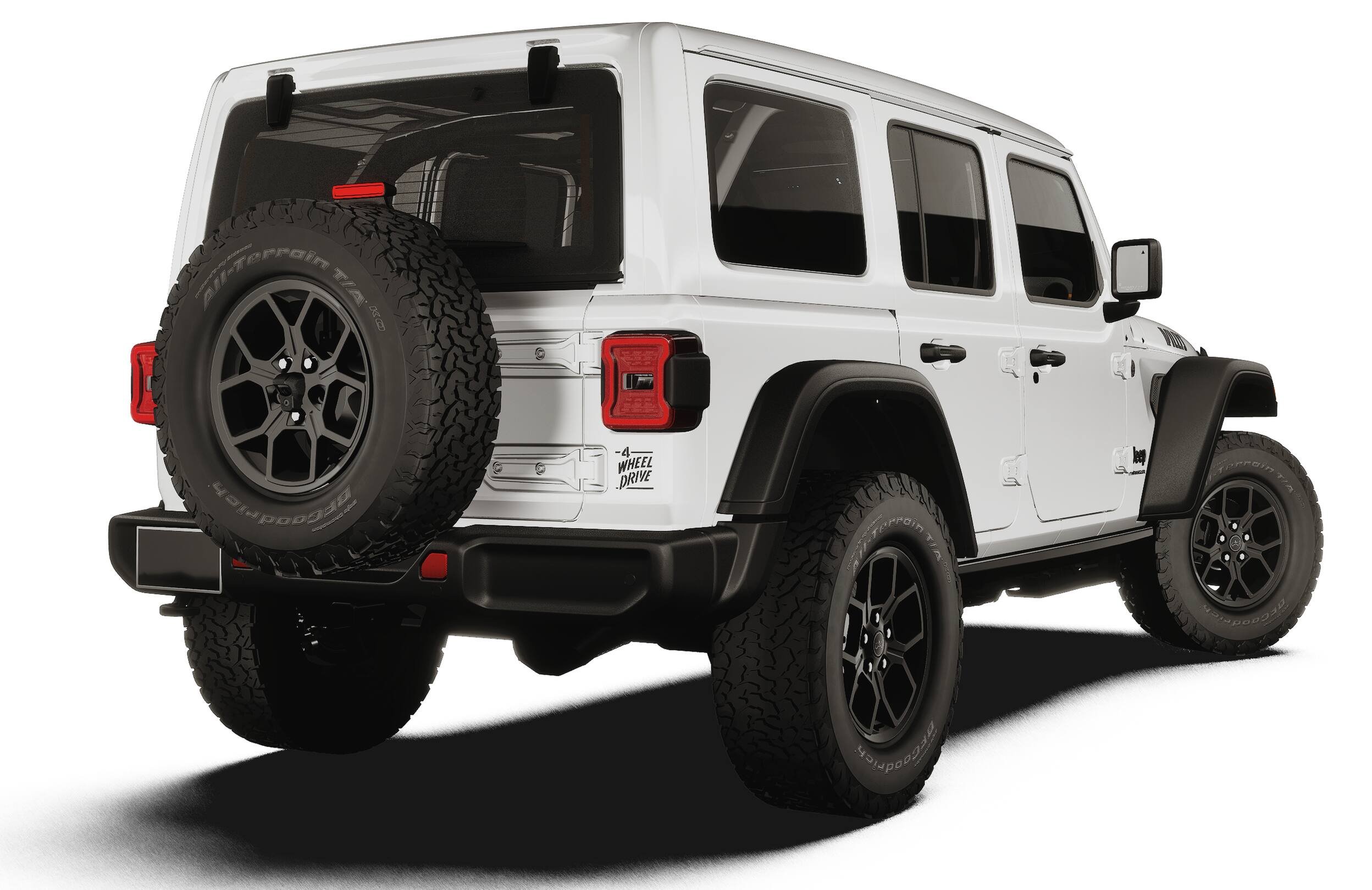 New 2027 Bright White Clear-Coat Paint Jeep Willys image 14