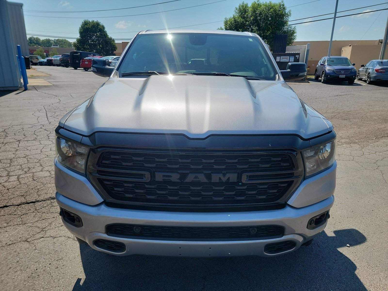 Used 2023 Billet Silver Metallic Clearcoat Ram Big Horn image 2