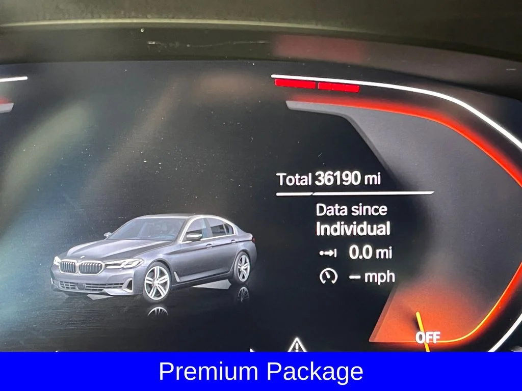 Certified Used 2023 Dark Graphite Metallic BMW 530i xDrive image 2