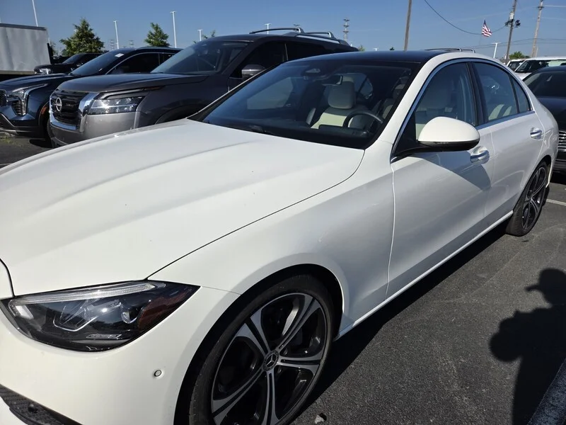 Used 2025 WHITE MERCEDES-BENZ C 300 4MATIC® SEDAN image 5
