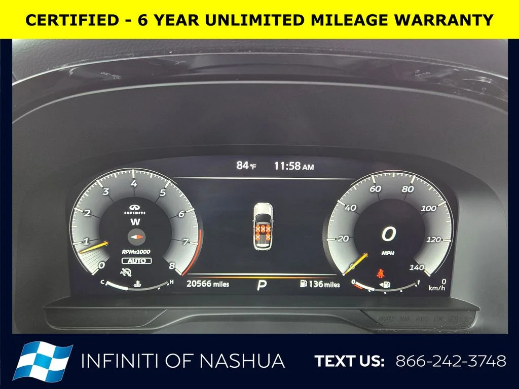 Certified Used 2023 White INFINITI LUXE image 24
