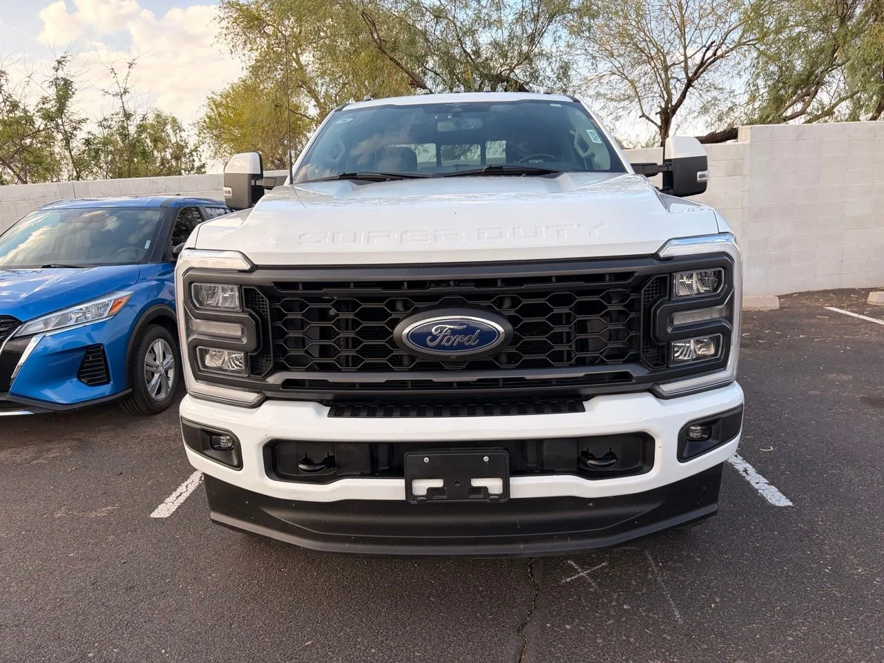 Used 2023 Oxford White Ford Lariat image 2