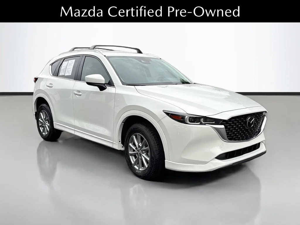 Certified Used 2025 White Mazda 2.5 S Select Package image 1